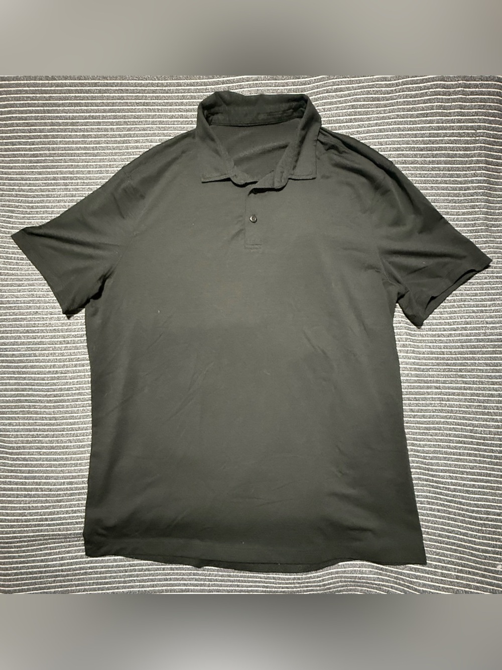 Lululemon Evolution Short-Sleeve Polo Shirt | BLACK | XL